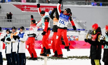 Злато за Австрија , четврт медал за Словенија во ски-скокови