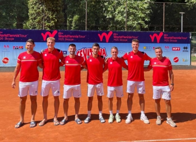 Maкедонската тениска репрезентација ја совлада Црна Гора во Девис купот
