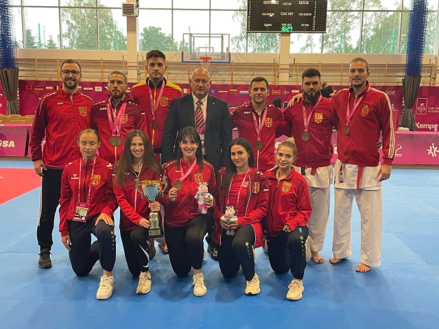 Злато за карате тимот на Македонија, на Универзијадата во Полска