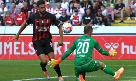 (ВИДЕО) Жиру со двa гола му донесе триумф на Милан против Келн