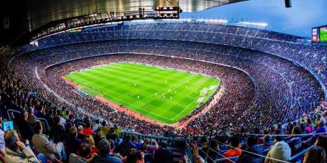 Камп Ноу со најголема посета, стадионите во Бундес лига најисполнети во Европа