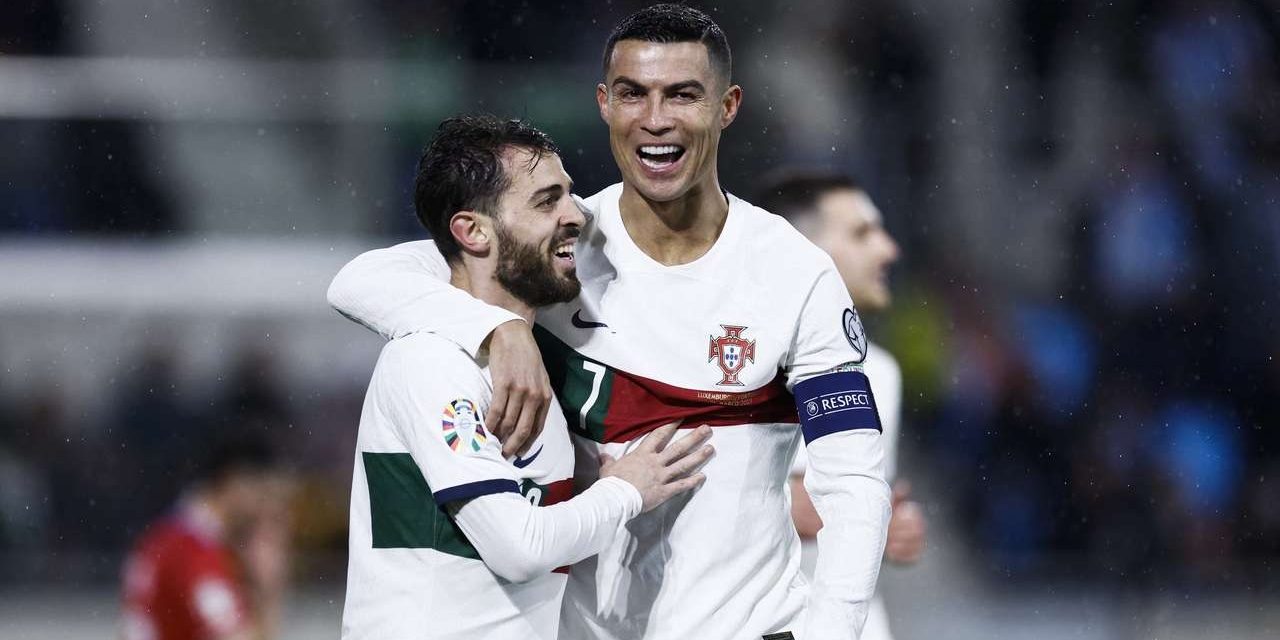 (ВИДEO) Португалија го здроби Луксембург, два гола за Роналдо