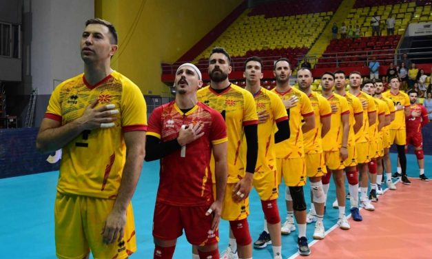 Одбојкарите на Македонија го отвараат ЕП против Данска, во патриотски дресови-ние сме Македонци!