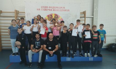 Џудо Клуб “Дрим” од Струга се закити со 15 медали на турнирот Скопје Опен